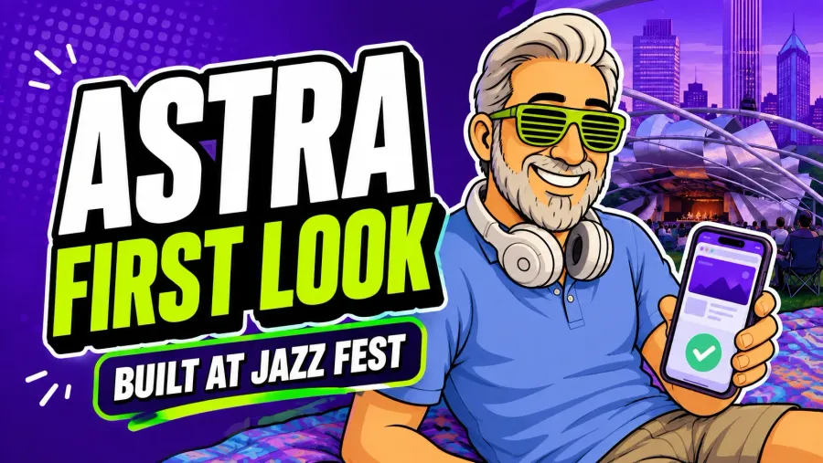 A walk around Chicago turned into a real-world Astra test: a new homepage, clearer tool tiers, a more personal About page, and a footer that finally knows when to stop.