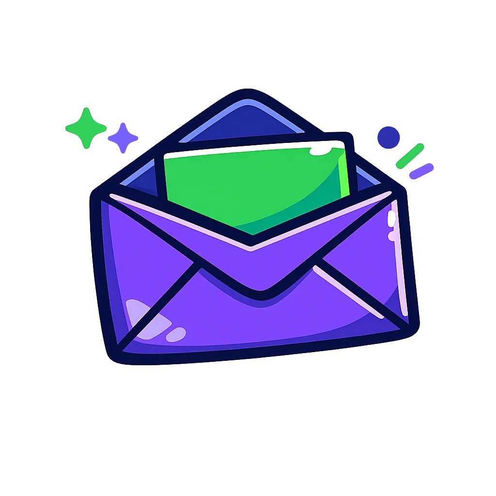 Email provider logos and capture workflow illustration