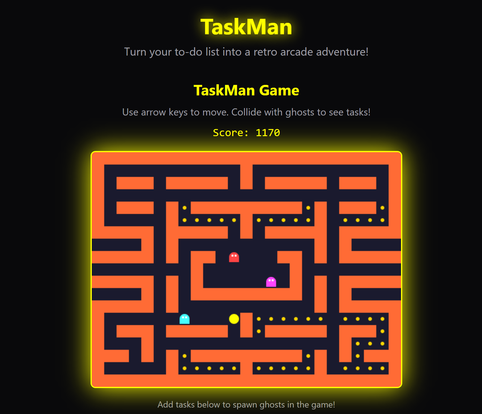 The Initial Task-Man Homepage