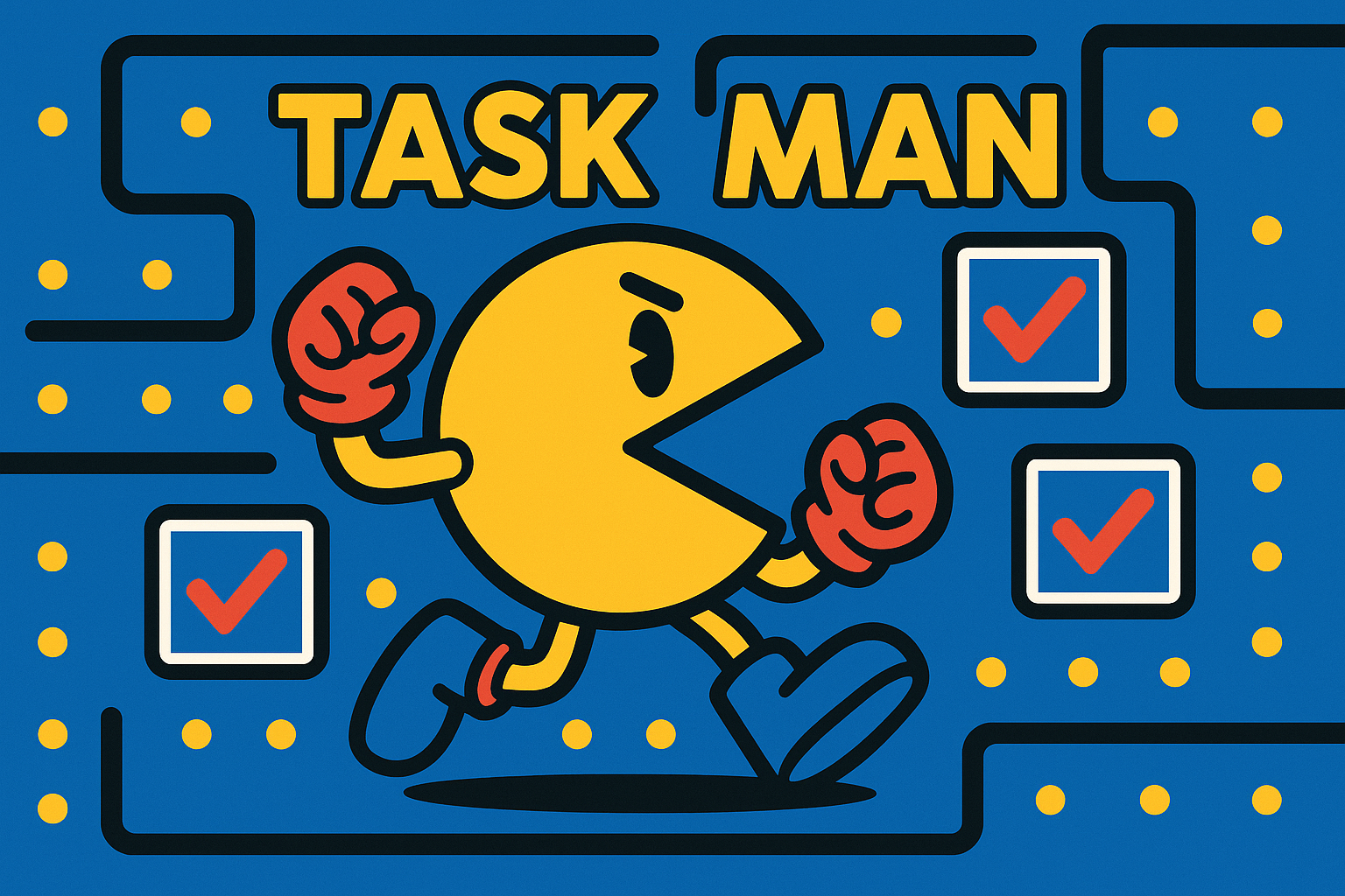 A Pac-Man Inspired Task Manager