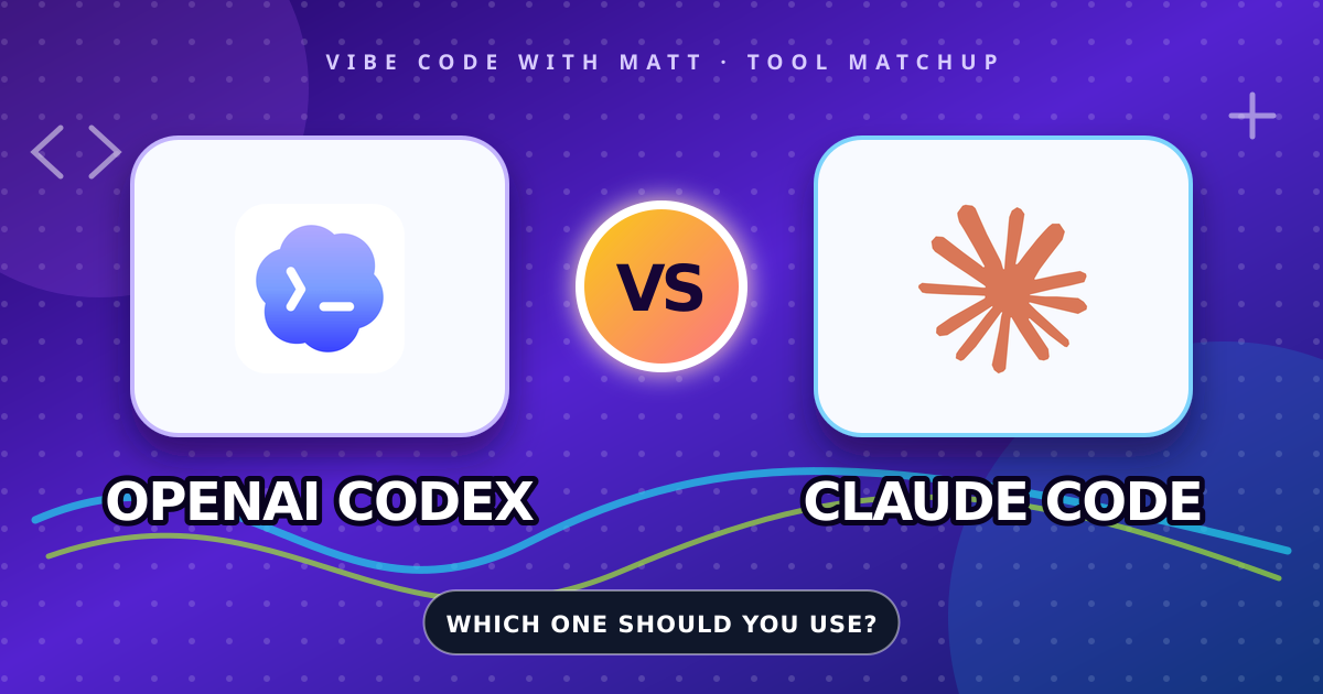 OpenAI Codex versus Claude Code tool comparison